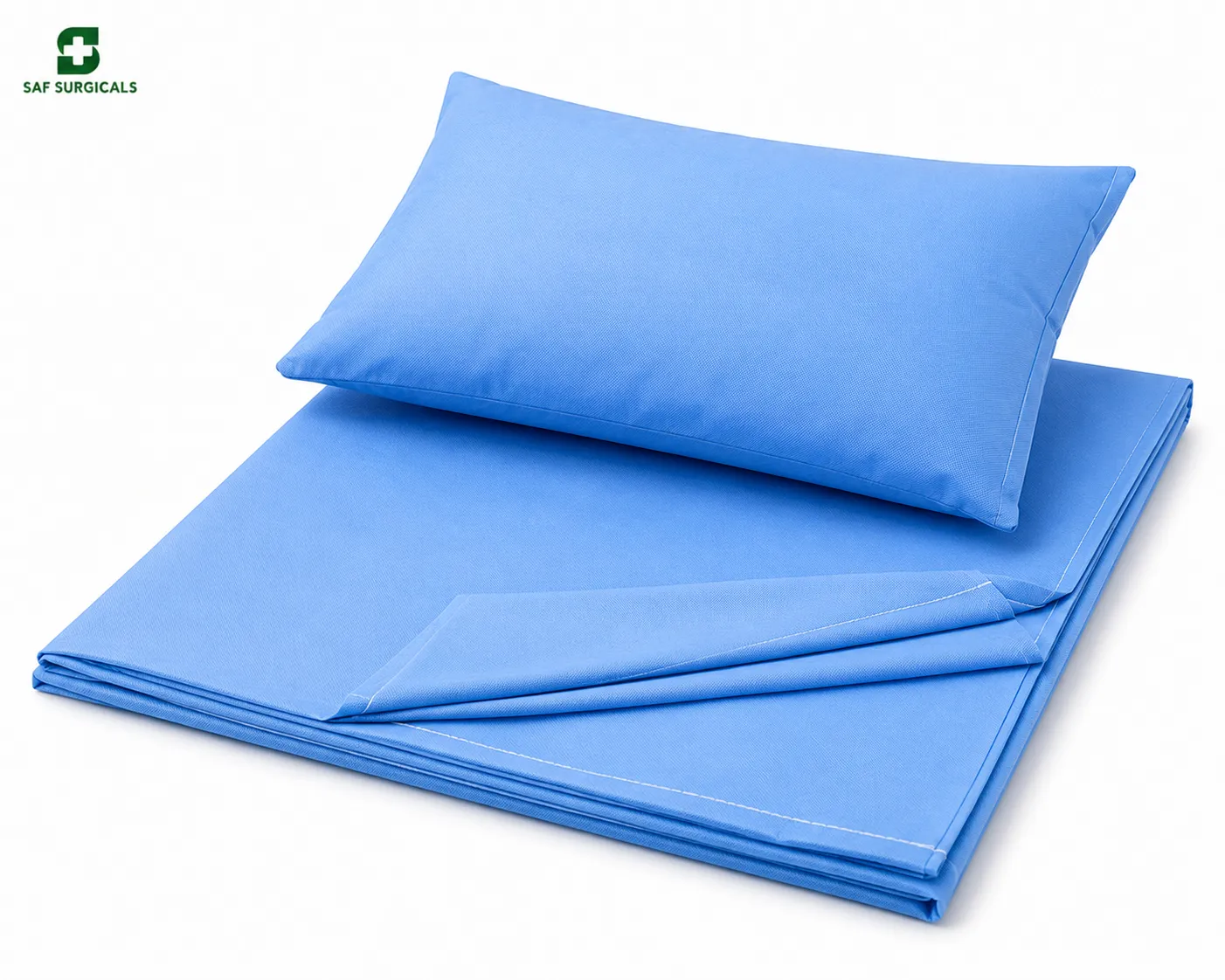Patient Bed Sheet with Pillow